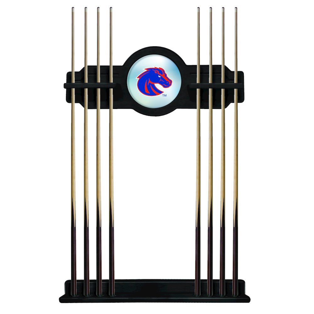 Boise State Cue Rack in Black Finish