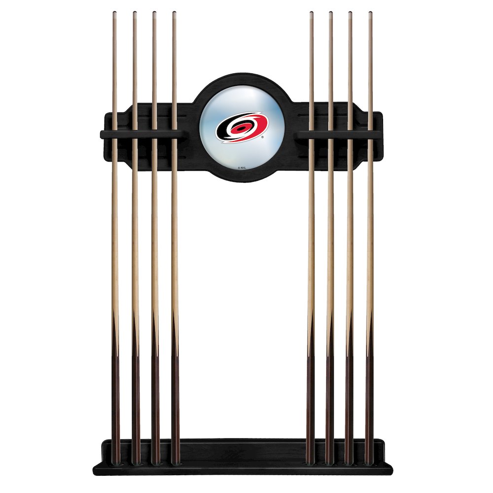 Carolina Hurricanes Cue Rack in Black Finish