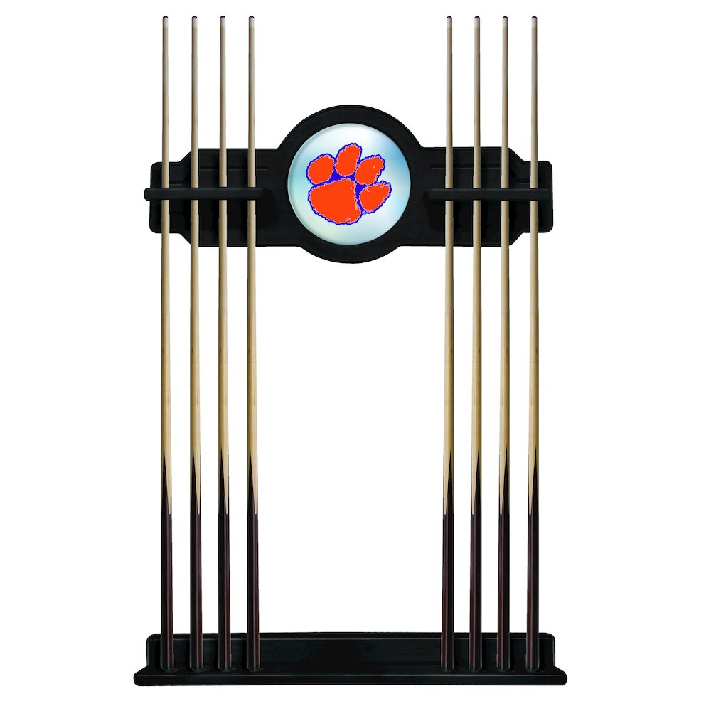 Clemson Cue Rack in Black Finish