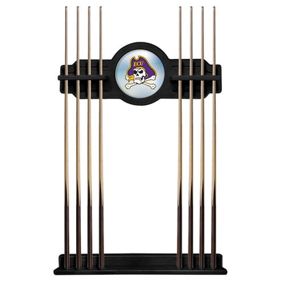 East Carolina Cue Rack in Black Finish