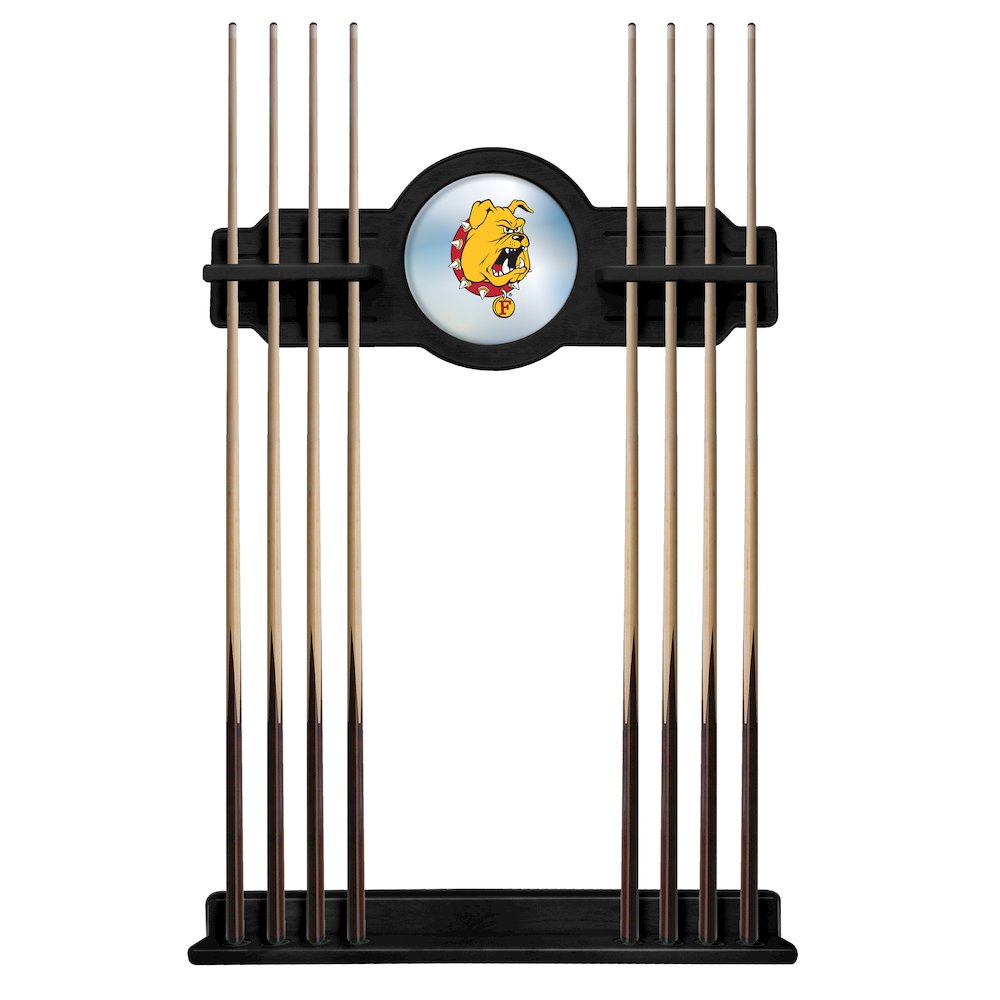 Ferris State Cue Rack in Black Finish