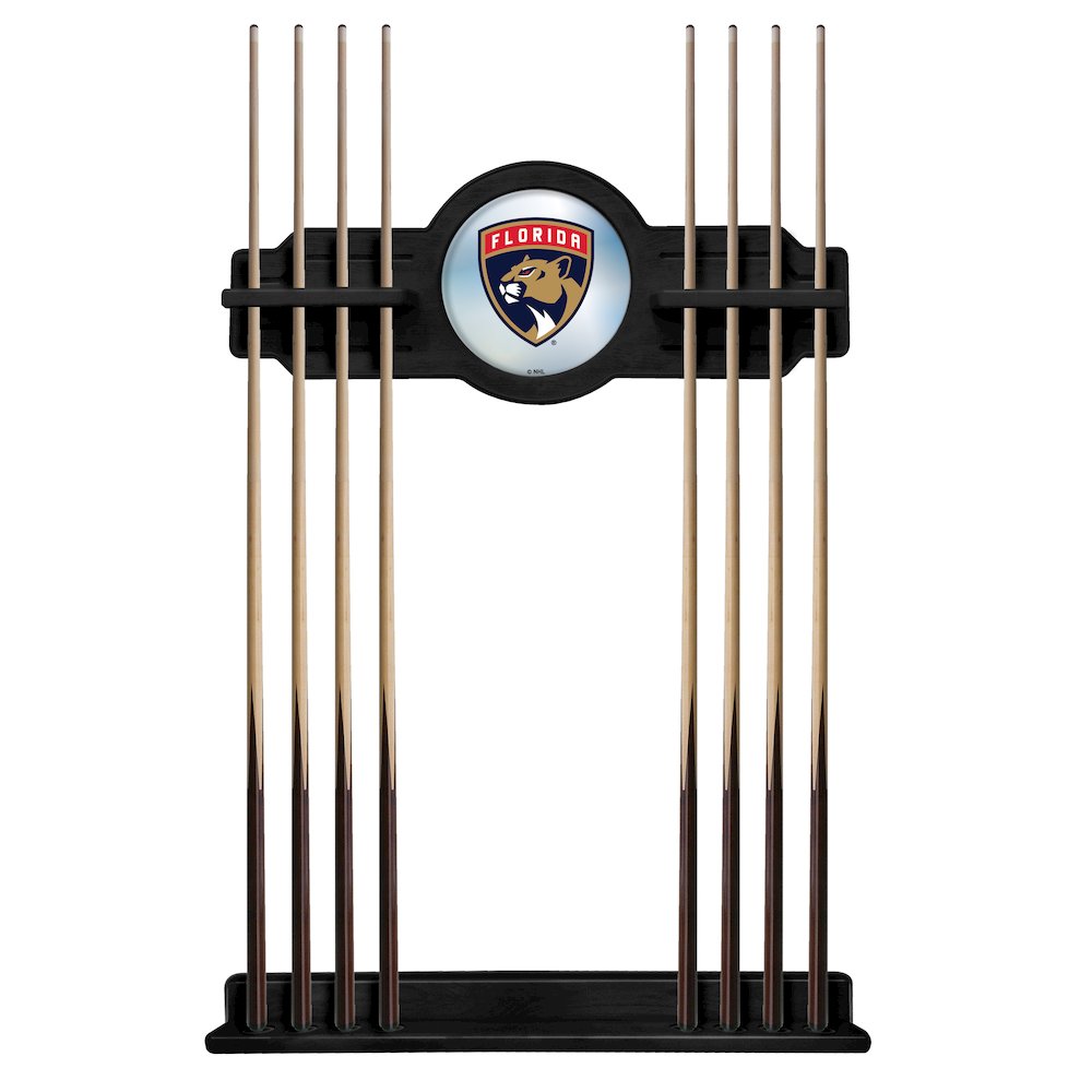 Florida Panthers Cue Rack in Black Finish