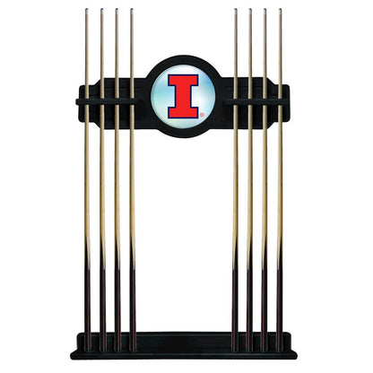 Illinois Cue Rack in Black Finish