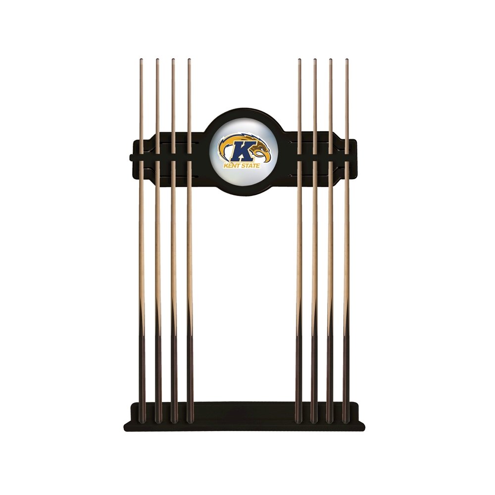 Kent State Cue Rack in Black Finish
