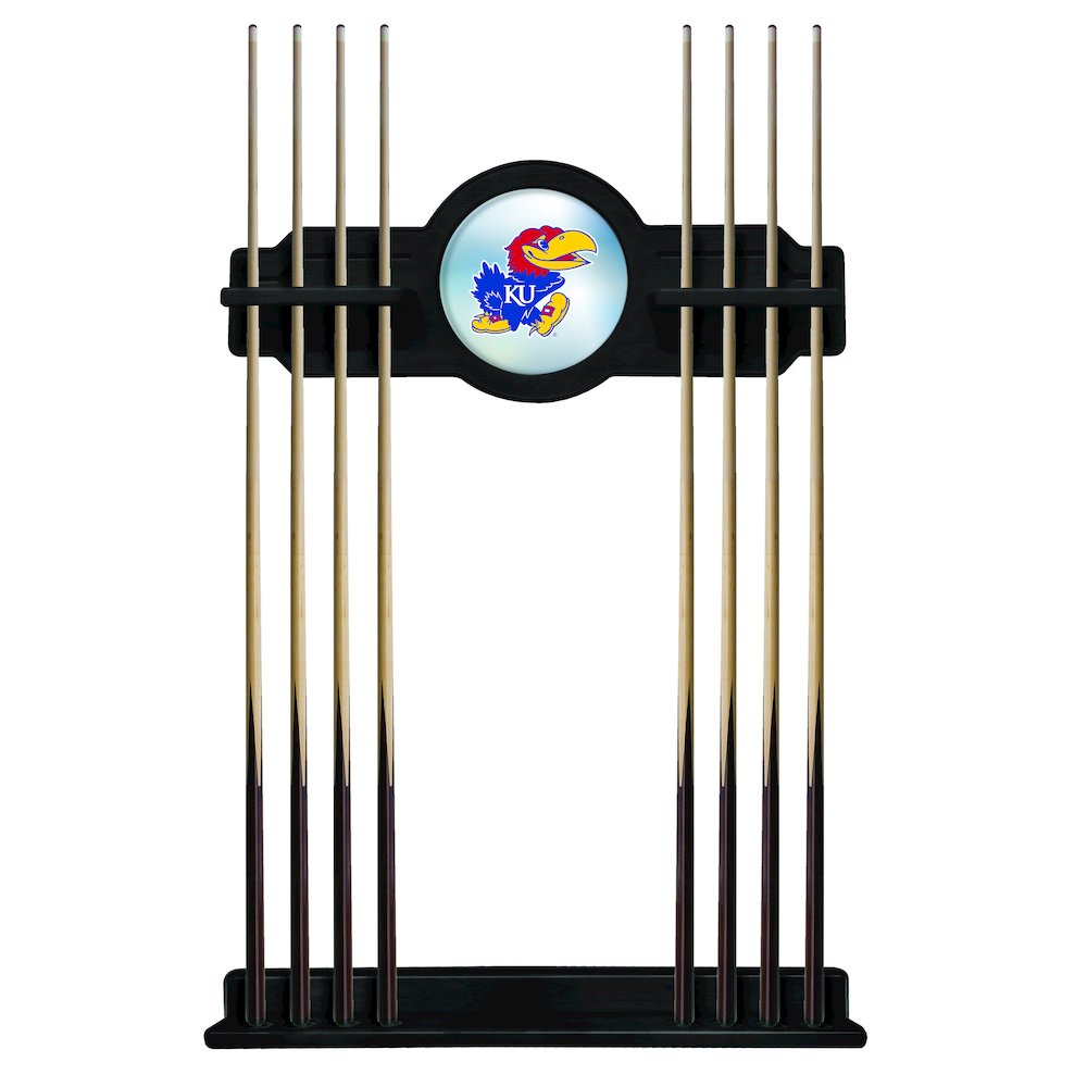 Kansas Cue Rack in Black Finish