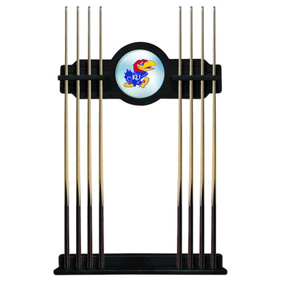 Kansas Cue Rack in Black Finish