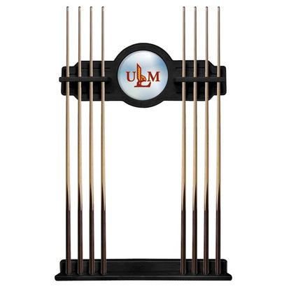 Louisiana-Monroe Cue Rack in Black Finish