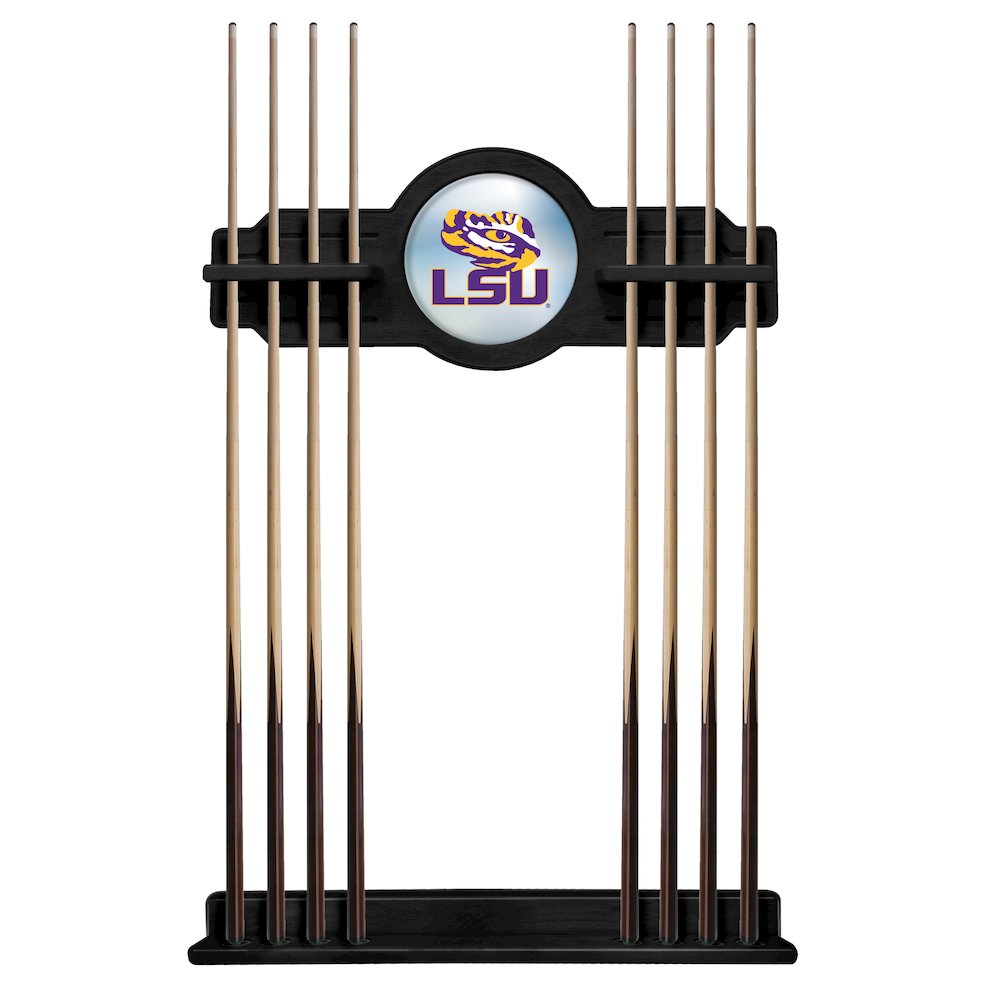 Louisiana State Cue Rack in Black Finish