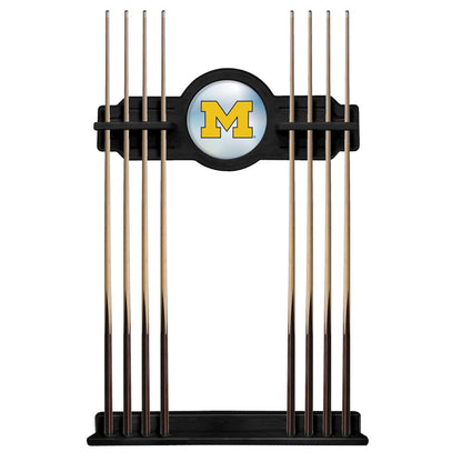 Michigan Cue Rack in Black Finish