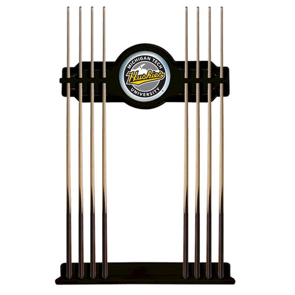 Michigan Tech Cue Rack in Black Finish