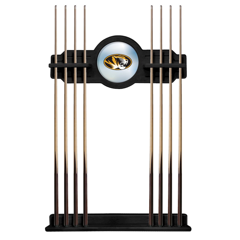 Missouri Cue Rack in Black Finish