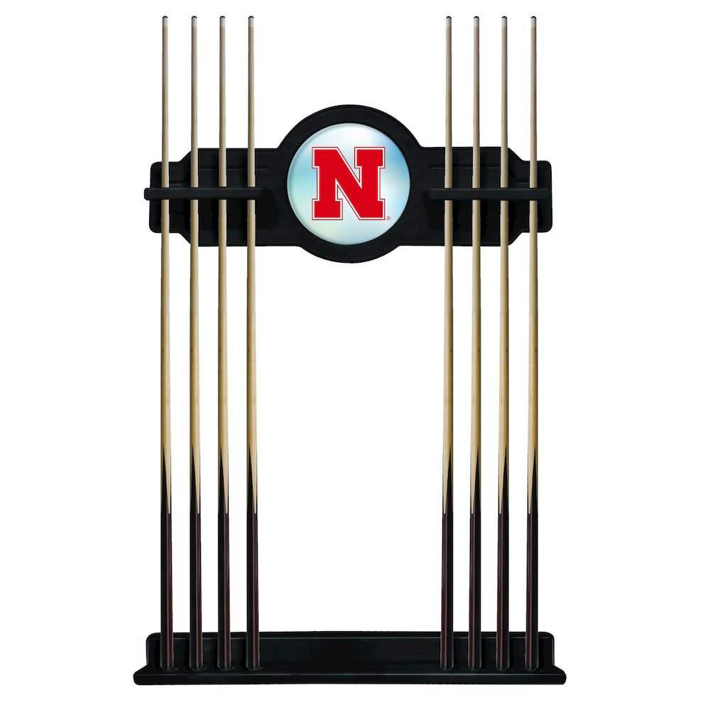 Nebraska Cue Rack in Black Finish
