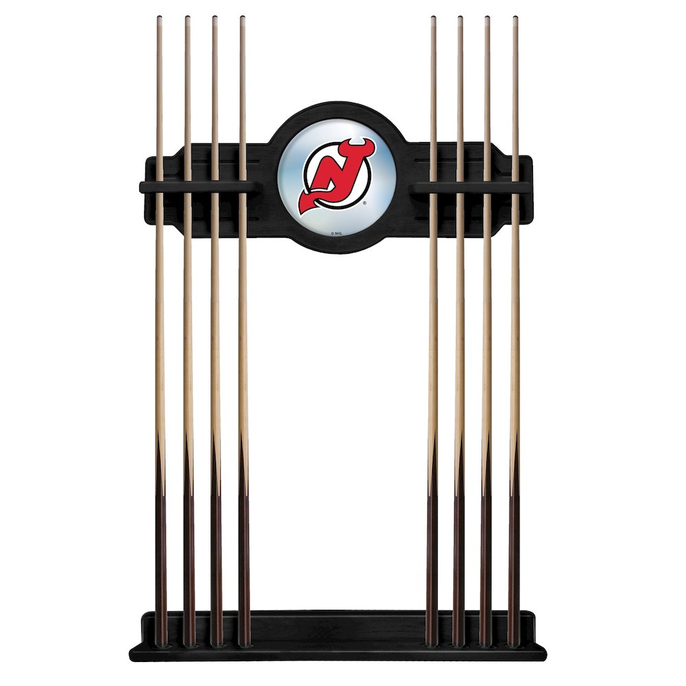 New Jersey Devils Cue Rack in Black Finish