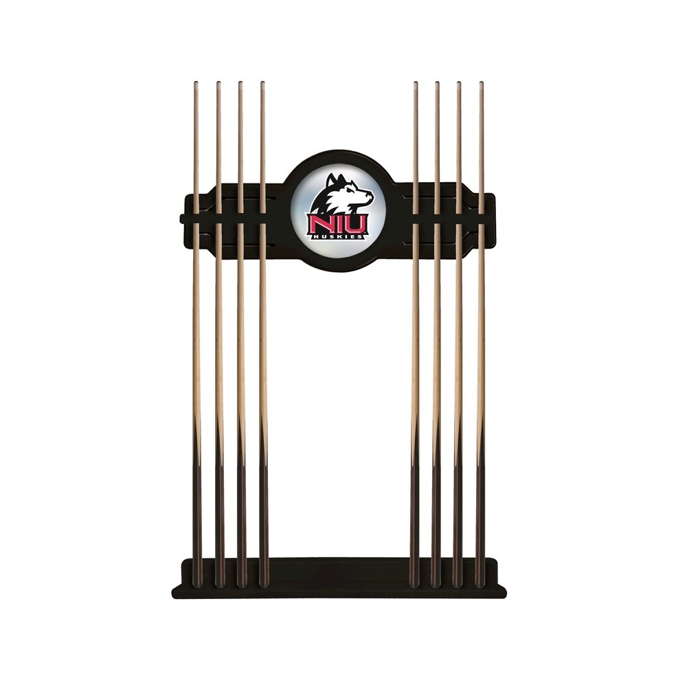 Northern Illinois Cue Rack in Black Finish