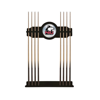 Northern Illinois Cue Rack in Black Finish