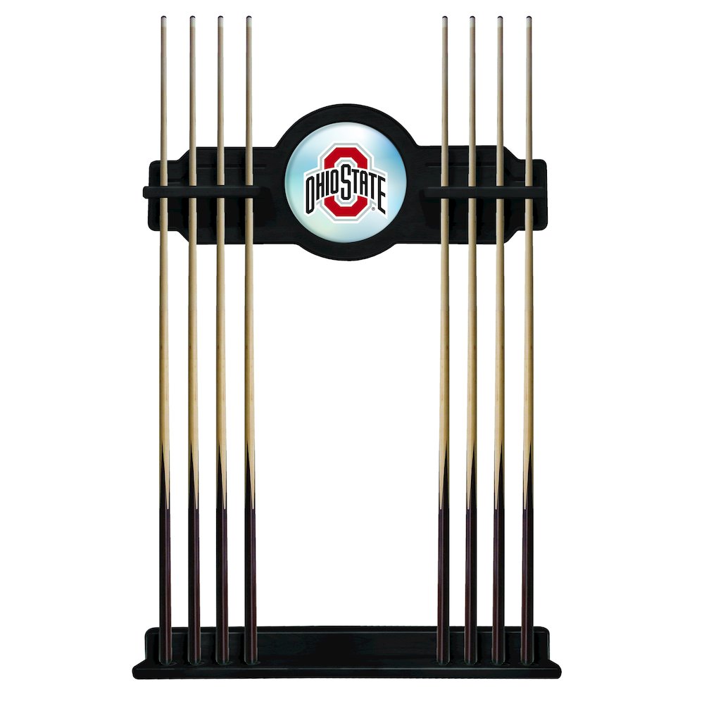 Ohio State Cue Rack in Black Finish