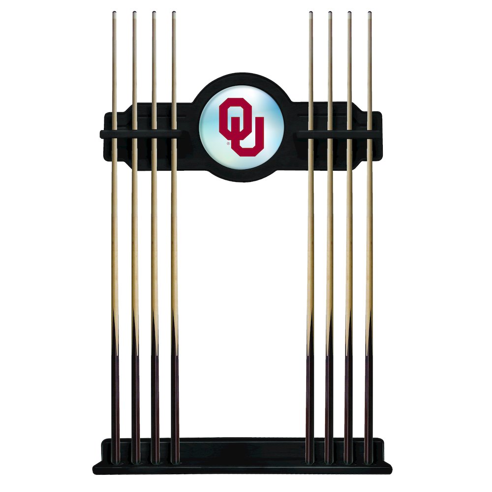 Oklahoma Cue Rack in Black Finish