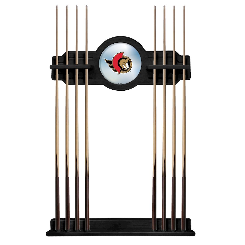 Ottawa Senators Cue Rack in Black Finish