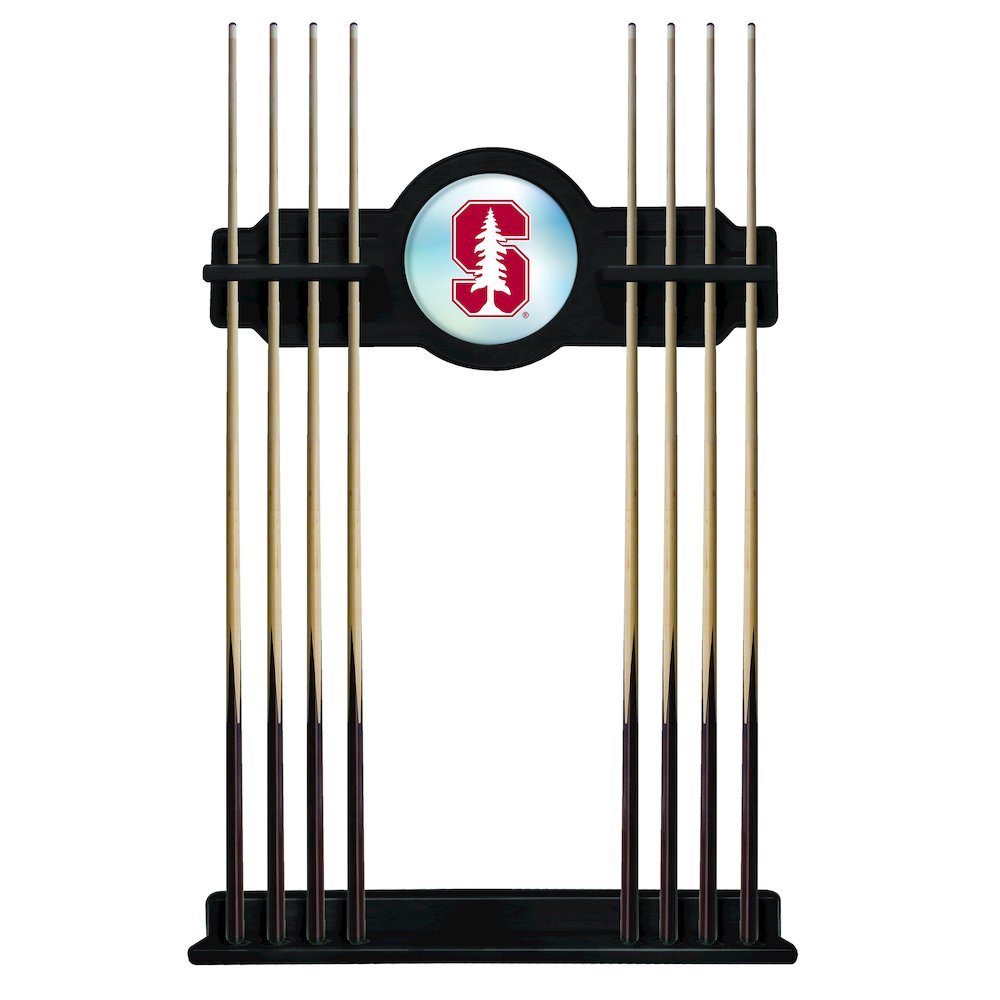 Stanford Cue Rack in Black Finish