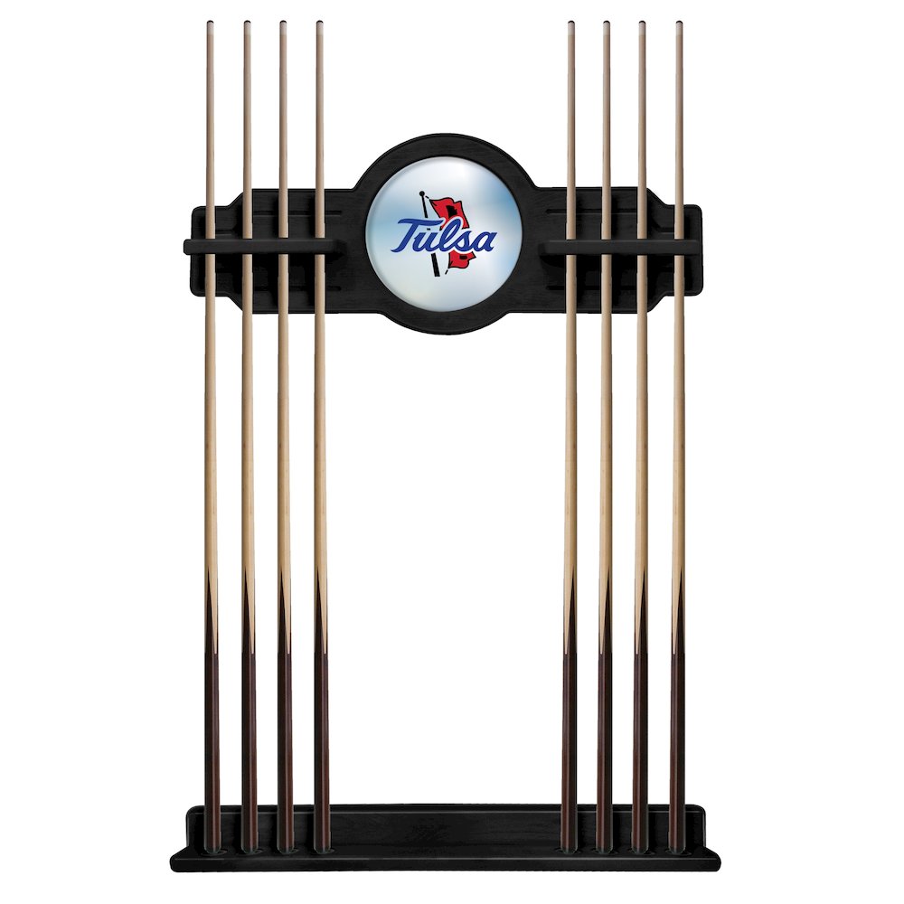 Tulsa Cue Rack in Black Finish