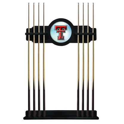 Texas Tech Cue Rack in Black Finish
