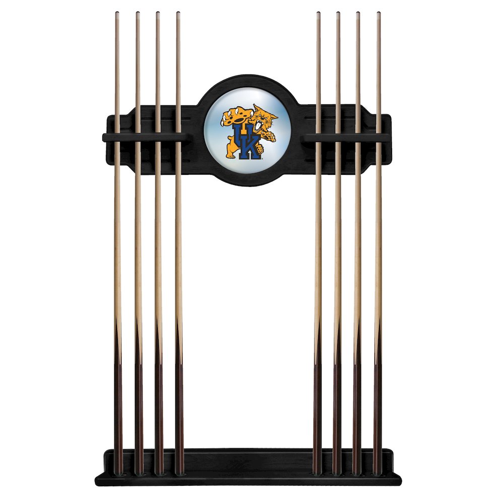 Kentucky "Wildcat" Cue Rack in Black Finish