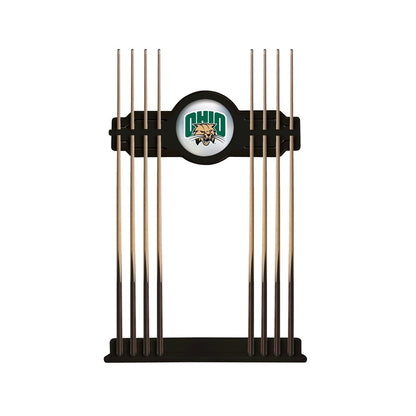 Ohio University Cue Rack in Black Finish