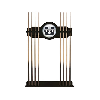 Utah State Cue Rack in Black Finish