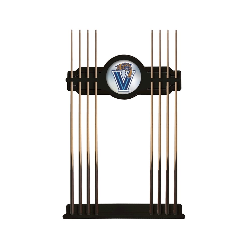 Villanova Cue Rack in Black Finish