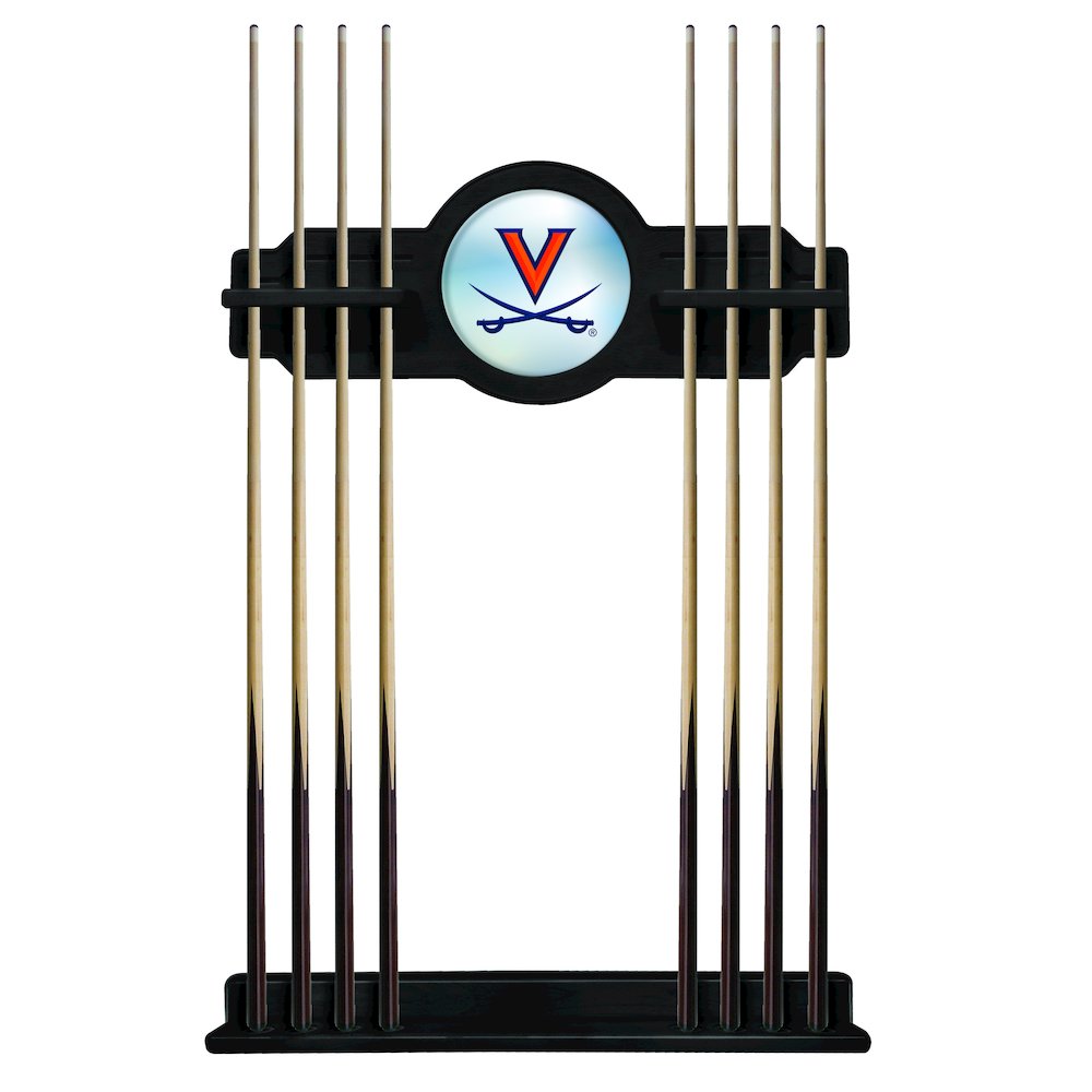 Virginia Cue Rack in Black Finish