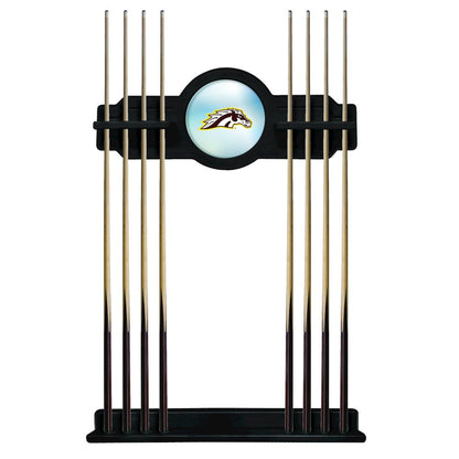 Western Michigan Cue Rack in Black Finish
