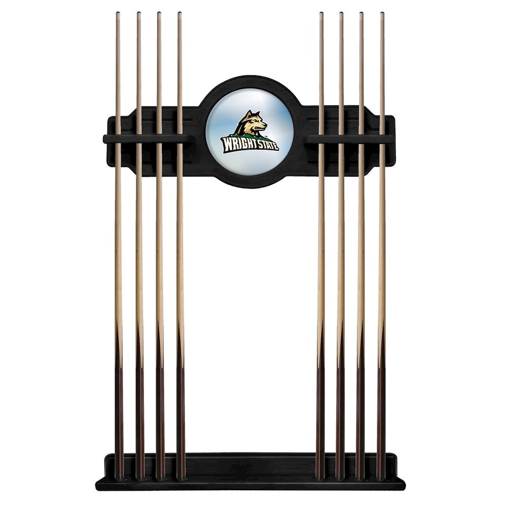 Wright State Cue Rack in Black Finish