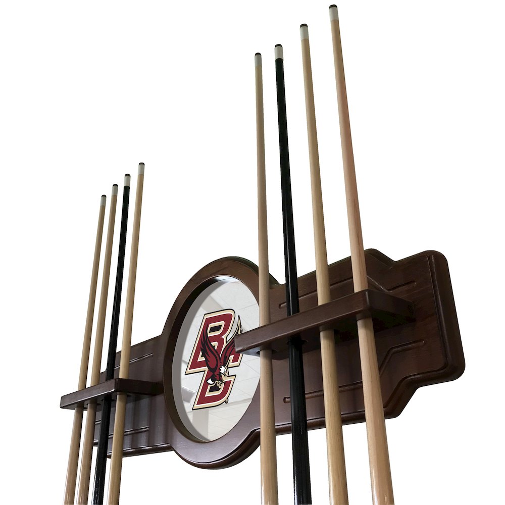 Boston College Cue Rack in Black Finish