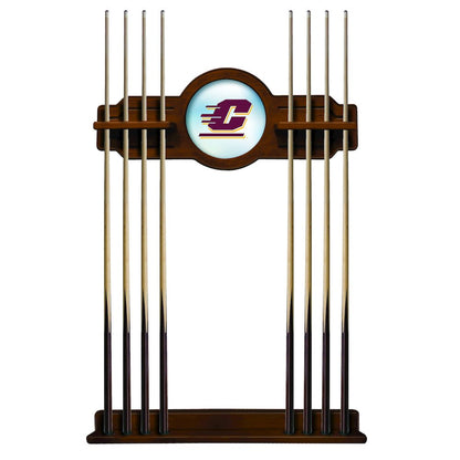Central Michigan Cue Rack in Chardonnay Finish
