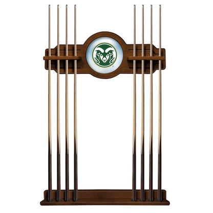 Colorado State Cue Rack in Chardonnay Finish