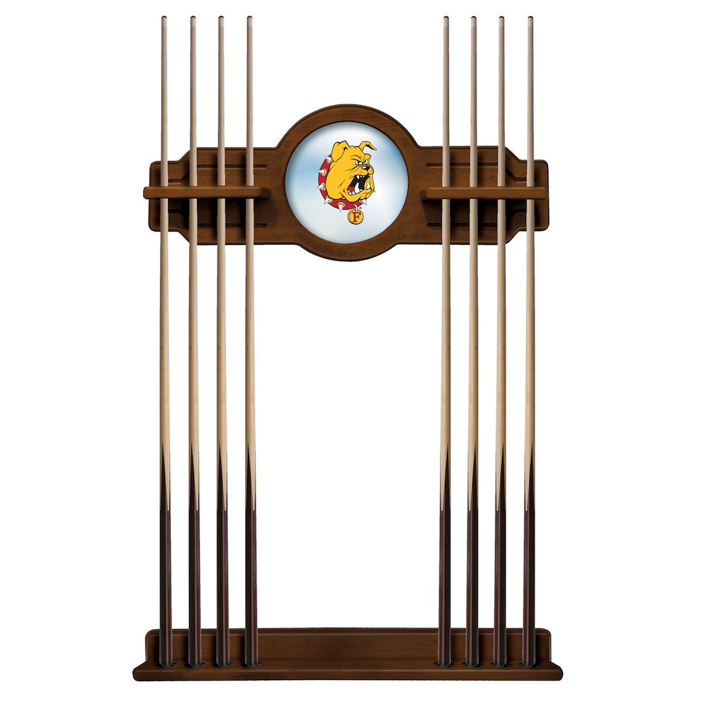 Ferris State Cue Rack in Chardonnay Finish