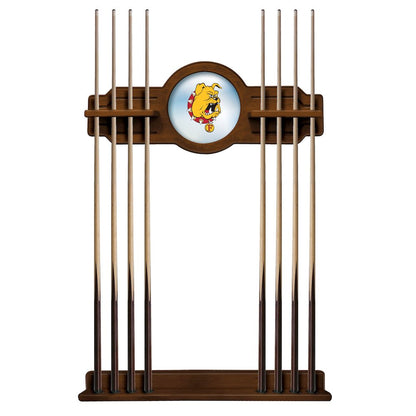Ferris State Cue Rack in Chardonnay Finish