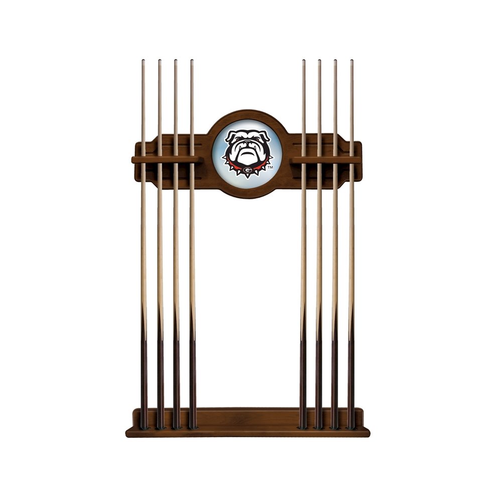 Georgia "Bulldog" Cue Rack in Chardonnay Finish