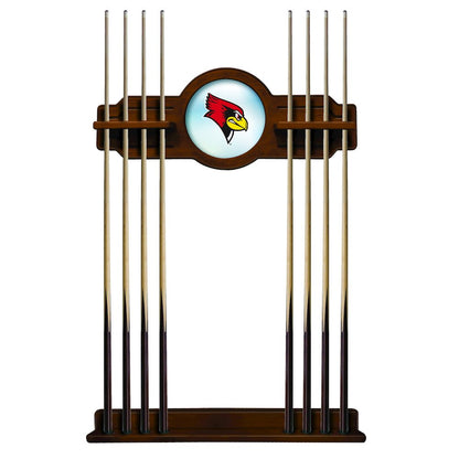 Illinois State Cue Rack in Chardonnay Finish