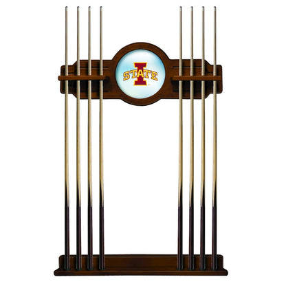 Iowa State Cue Rack in Chardonnay Finish