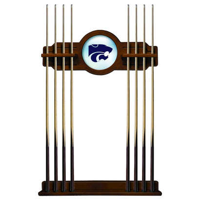 Kansas State Cue Rack in Chardonnay Finish