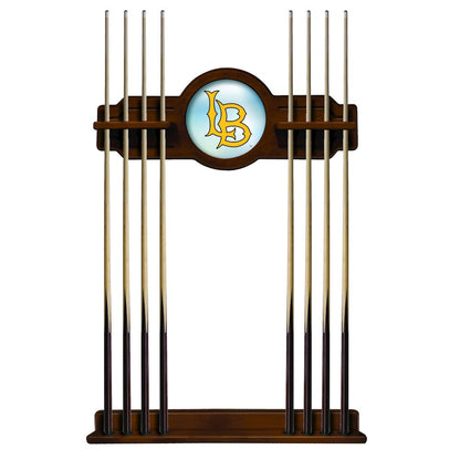 Long Beach State University Cue Rack in Chardonnay Finish