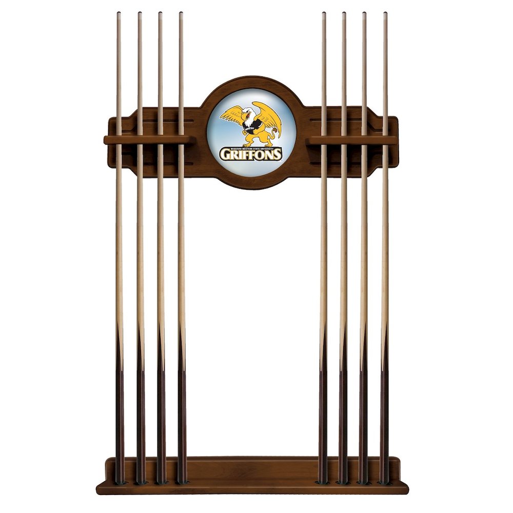 Missouri Western State Cue Rack in Chardonnay Finish