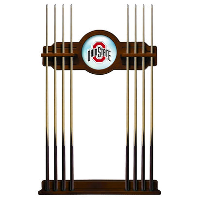 Ohio State Cue Rack in Chardonnay Finish