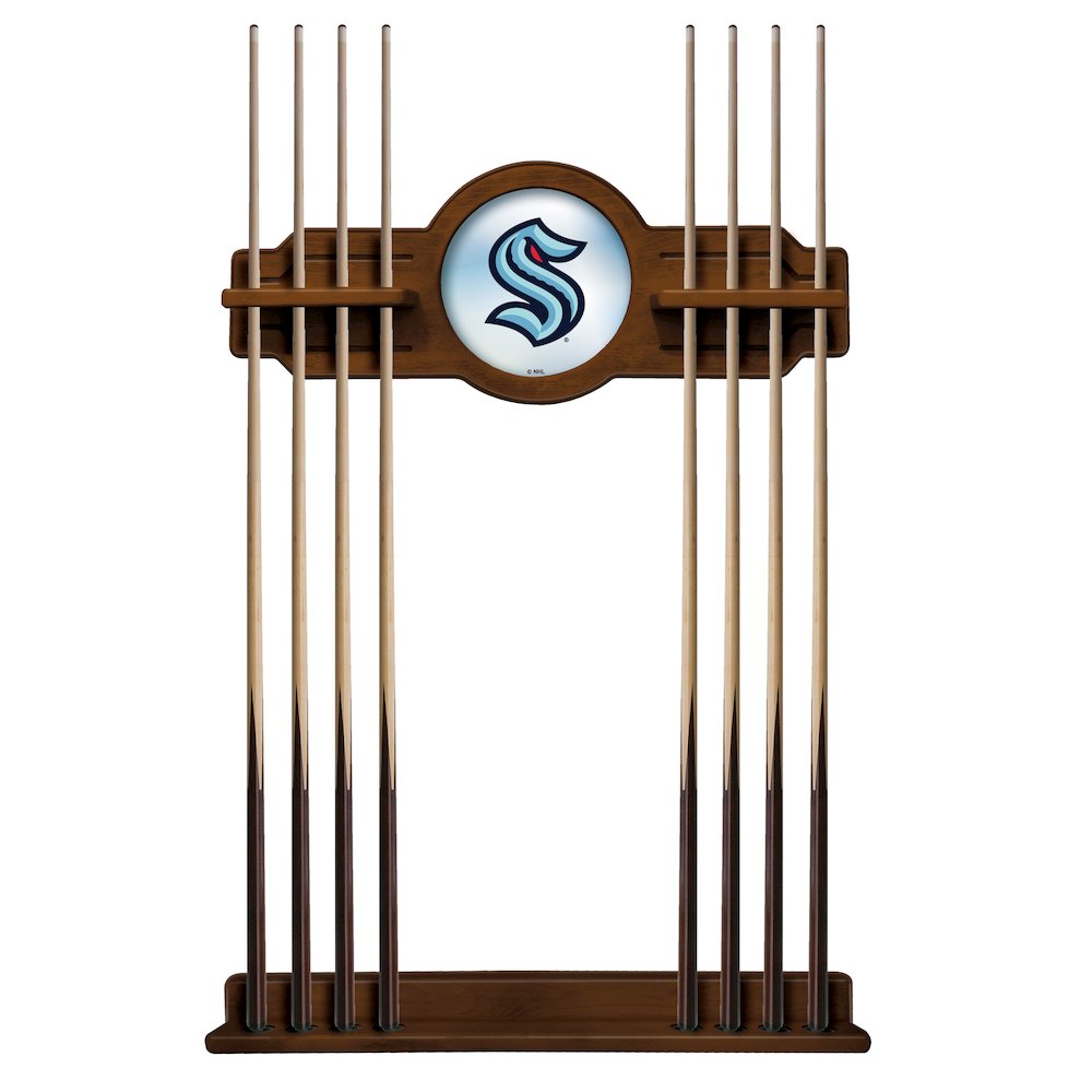Seattle Kraken Cue Rack in Chardonnay Finish CueChrdSeaKrk