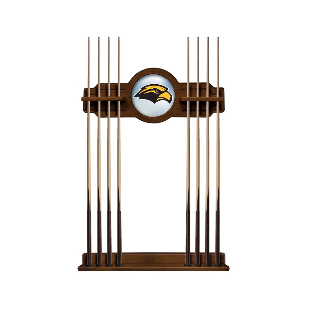 Southern Miss Cue Rack in Chardonnay Finish