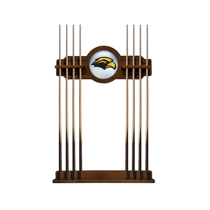 Southern Miss Cue Rack in Chardonnay Finish