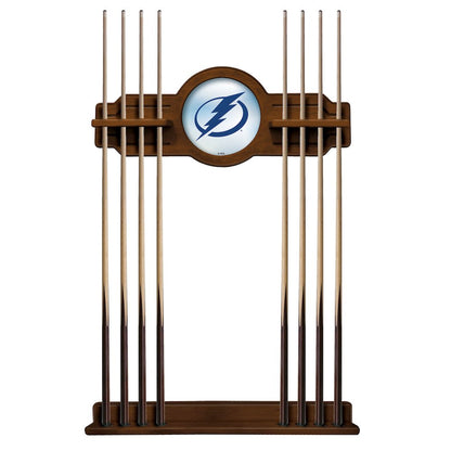Tampa Bay Lightning Cue Rack in Chardonnay Finish