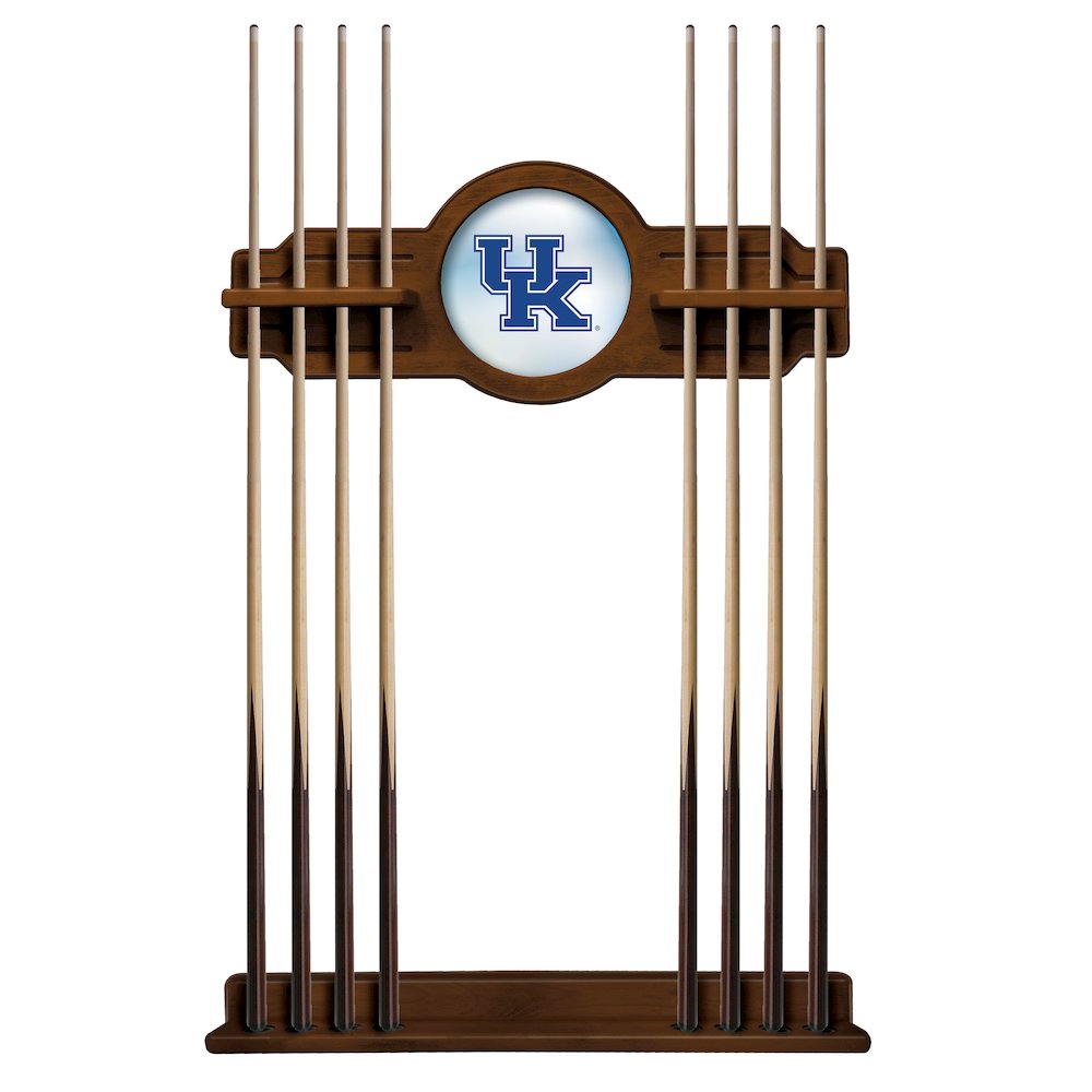 Kentucky "UK" Cue Rack in Chardonnay Finish