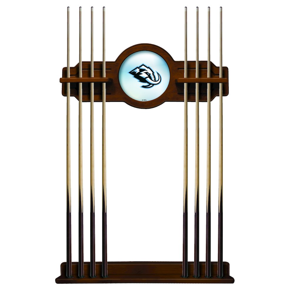 Utah Mammoth Solid Wood Cue Rack with a Chardonnay Finish